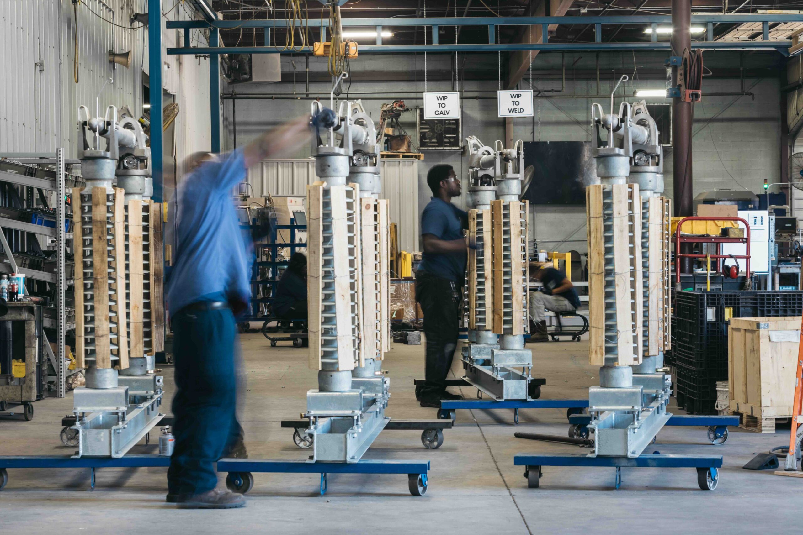 Men working in PGC warehouse