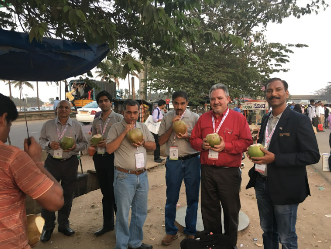Vizimax and Scope T&M team at Elecrama 2016 event in Bangalore, India.